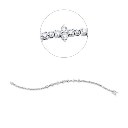 Armband Mehrfachsteinbesatz
