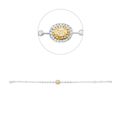 Armband Farbiger Diamant