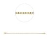 Material: gelbgold – Armband Tennisarmband
