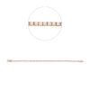 Material: rotgold – Armband Tennisarmband