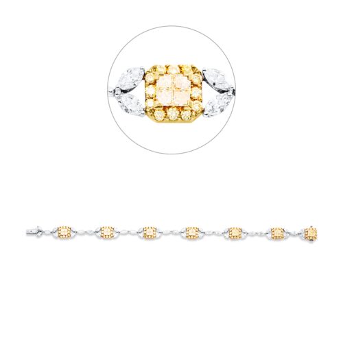 Armband Farbiger Diamant
