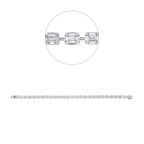 Armband Baguette Illusion