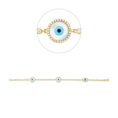 Armband Farbstein Fashion