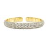 Material: gelbgold – Armreif Pavé