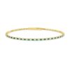 Material: gelbgold – Armreif Farbstein Classic
