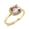Material: gelbgold – Ring Farbstein Fashion