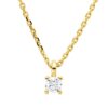 Material: gelbgold – Collier Solitaire