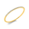 Material: gelbgold – Ring Memoire halb