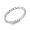 Material: weissgold – Ring Memoire voll