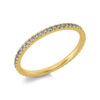 Material: gelbgold – Ring Memoire voll