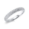 Material: weissgold – Ring Pavé