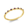 Material: gelbgold – Ring Farbstein Classic