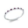 Material: weissgold – Ring Farbstein Classic