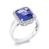 Material: weissgold – Ring Farbstein Classic