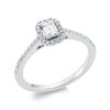 Material: weissgold – Ring Baguette Illusion