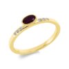 Material: gelbgold – Ring Farbstein Classic