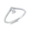 Material: weissgold – Ring Solitaire