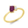 Material: gelbgold – Ring Farbstein Classic