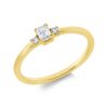 Material: gelbgold – Ring Solitaire mit Besatz
