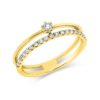 Material: gelbgold – Ring Modern Woman
