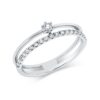 Material: weissgold – Ring Modern Woman