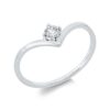 Material: weissgold – Ring Solitaire