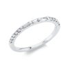 Material: weissgold – Ring Baguette