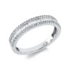 Material: weissgold – Ring Baguette