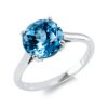 Material: weissgold – Ring Farbstein Fashion
