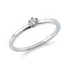 Material: weissgold – Ring Solitaire
