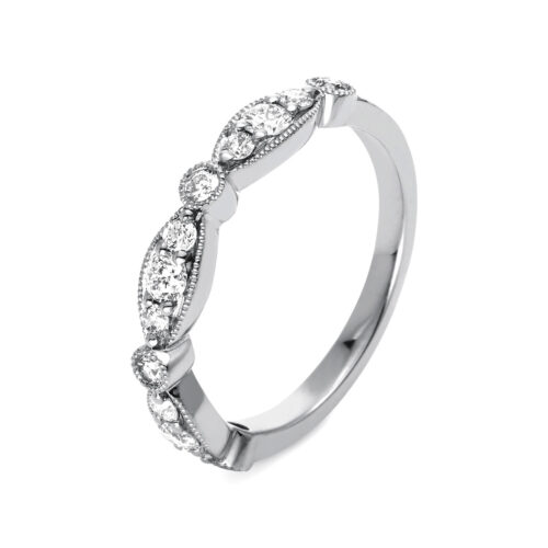 Ring Mehrfachsteinbesatz