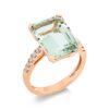 Material: rotgold – Ring Farbstein Fashion