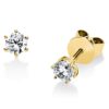 Material: gelbgold – Ohrstecker Solitaire
