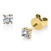 Material: gelbgold – Ohrstecker Solitaire
