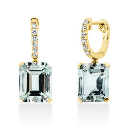 Ohrschmuck Farbstein Fashion
