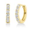 Material: gelbgold – Creolen Modern Woman