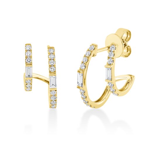 Ohrschmuck Baguette