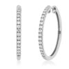 Material: weissgold – Creolen Modern Woman