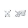 Material: weissgold – Ohrstecker Modern Woman