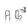 Material: weissgold – Ohrstecker Modern Woman