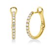 Material: gelbgold – Creolen Modern Woman