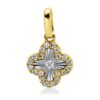 Material: gelbgold-weissgold – Anhänger Modern Woman