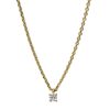 Material: gelbgold – Collier Solitaire