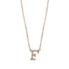 Material: rotgold – Collier Buchstabe