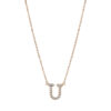 Material: rotgold – Collier Buchstabe