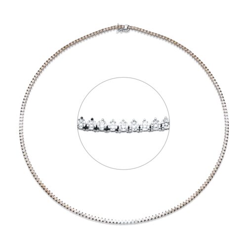 Collier Farbiger Diamant