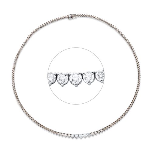 Collier Farbiger Diamant