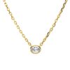 Material: gelbgold – Collier Solitaire