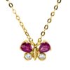 Material: gelbgold – Collier Farbstein Classic