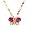Material: rotgold – Collier Farbstein Classic